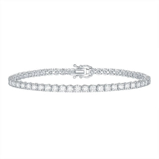 Lab Grown Oval Diamond Tennis Bracelet thumbnail