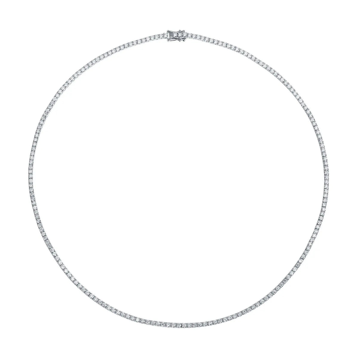 Lab Grown Diamond Tennis Necklace