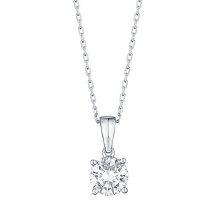 Lab Grown Diamond Solitaire Pendant thumbnail