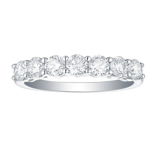 Smiling Rocks Lab Grown Diamond Seven-Stone Band (1.25 ctw) - SRR-01572WHT thumbnail