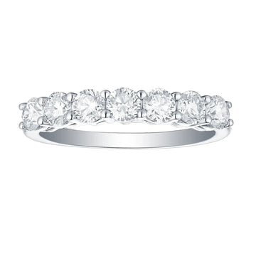 Smiling Rocks Lab Grown Diamond Seven-Stone Band (1.25 ctw) - SRR-01572WHT