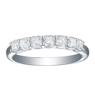 Lab Grown Diamond Cushion Half Eternity Band thumbnail