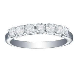 Lab Grown Diamond Cushion Half Eternity Band thumbnail