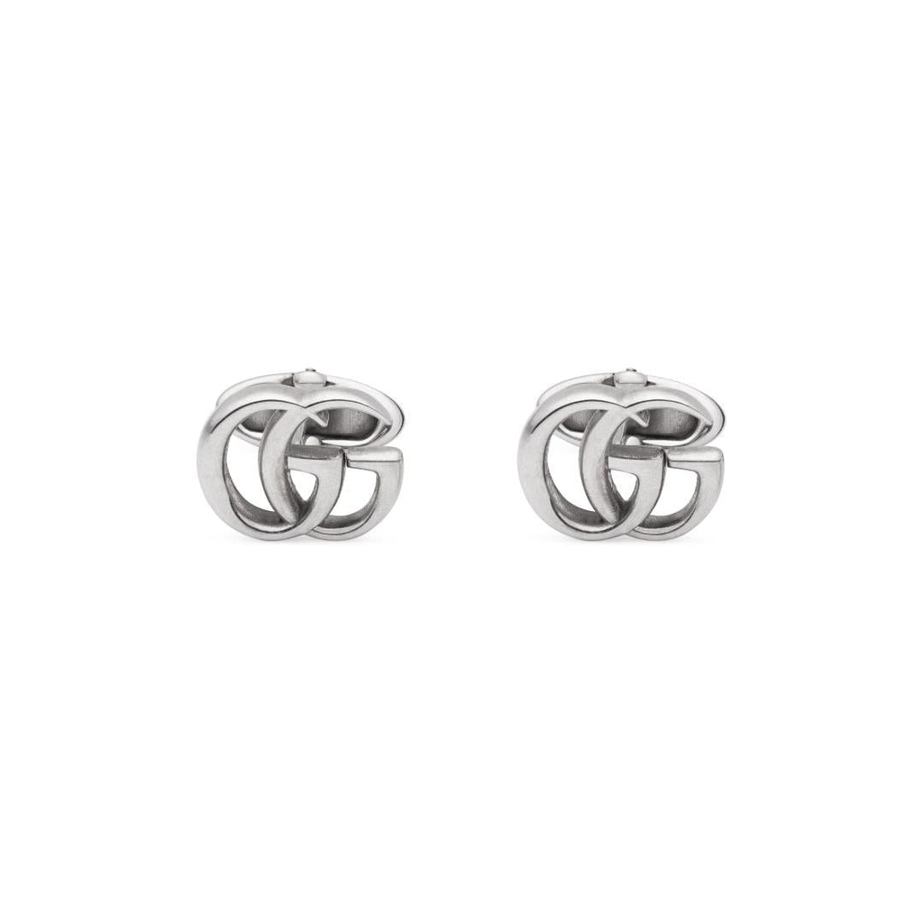 Silver cufflinks with Double G