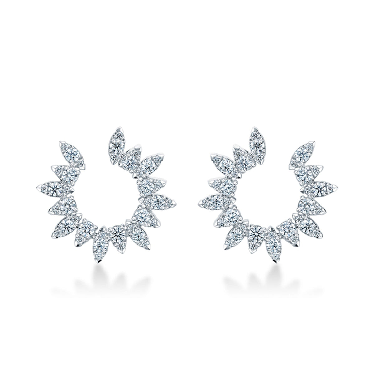 Aerial Sunburst Wrap Earring Large