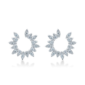 Aerial Sunburst Wrap Earring Large