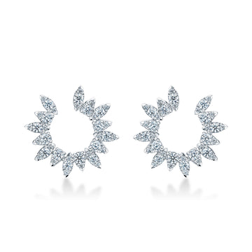 Aerial Sunburst Wrap Earring Large