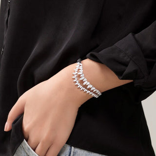 Aerial Twisted Dewdrop Bangle thumbnail