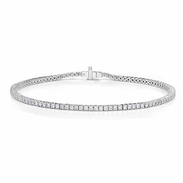 Memoire Classic 4-Prong Line Bracelet 3.44-3.60ctw approx. - CBDD11607008W72000