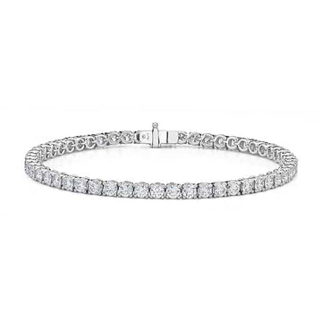 Memoire Classic 4-Prong Line Bracelet 7.21-7.54ctw approx. - CBDD12007008W72000
