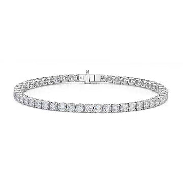 Memoire Classic 4-Prong Line Bracelet 5.77-6.04ctw approx. - CBDD12107008W72000