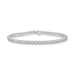 Milgrain Diamond Line Bracelet 0.88-0.99ctw approx. thumbnail
