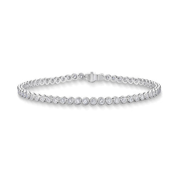 Milgrain Diamond Line Bracelet 0.88-0.99ctw approx.