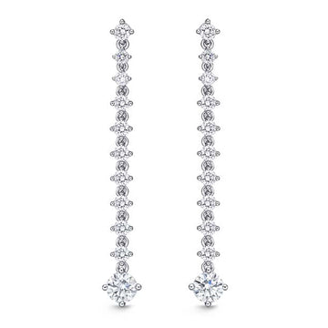 Memoire Lila Drop Earrings 1ctw approx. / 37mm - CEDD10500008W72000