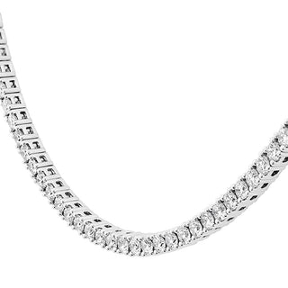 Straight 4-Prong Line Necklace 5.25ctw approx. thumbnail
