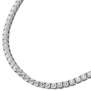 Memoire Straight 4-Prong Line Necklace 8ctw approx. - CNDD19616508W72000 thumbnail