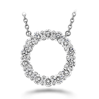 Memoire Diamond Circle Necklace 1ctw approx. - CNUB24918008W72000 thumbnail