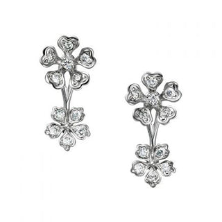 Bloom Diamond Floral Earrings thumbnail