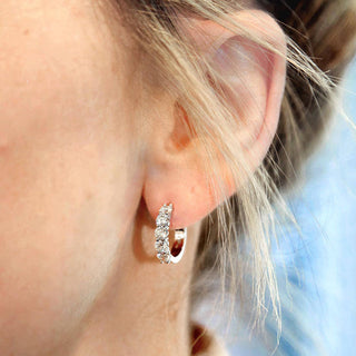 Small Mini Hoop Earrings thumbnail