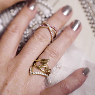 Harley Silhouette Power Band 18K White Gold (0.51 ctw) thumbnail