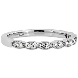 Hearts on Fire Lorelei Floral Diamond Band 18K White Gold (0.2 ctw) - HBAFLOREL00208W thumbnail