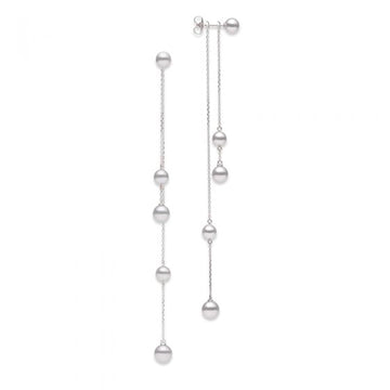 Convertible Akoya Cultured Pearl Drop Earrings Mikimoto