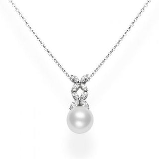 White South Sea Cultured Pearl and Diamond Pendant thumbnail