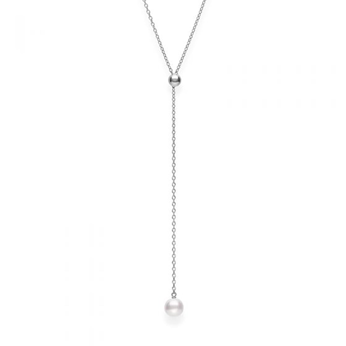 Akoya Cultured Pearl Lariat Pendant