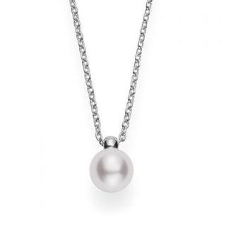 Akoya Cultured Pearl Pendant - 18K White Gold thumbnail