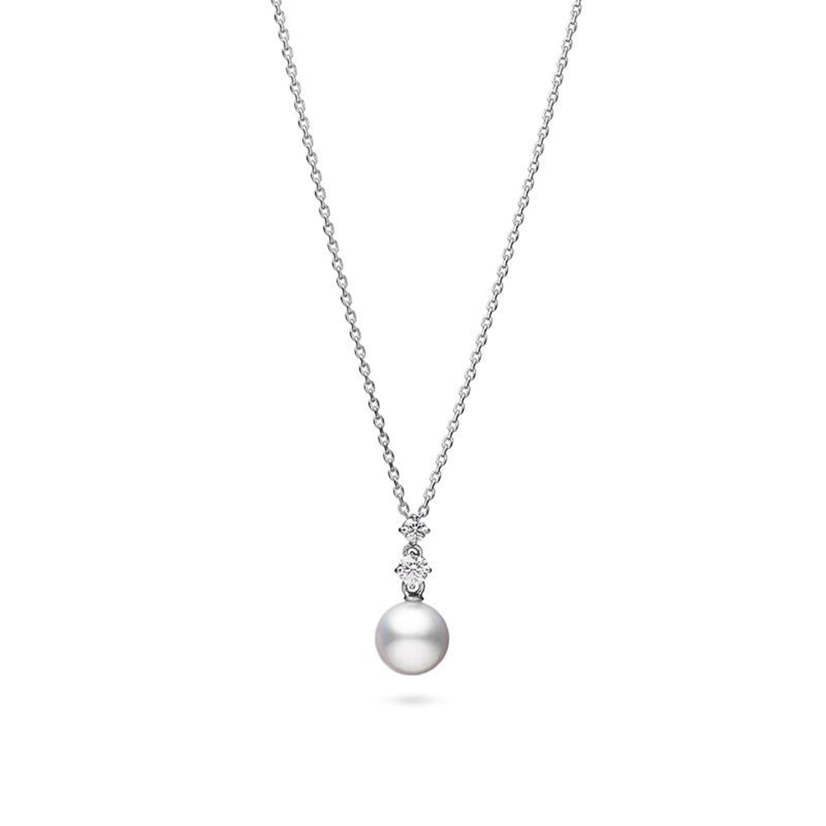 Morning Dew Akoya Cultured Pearl Drop Pendant