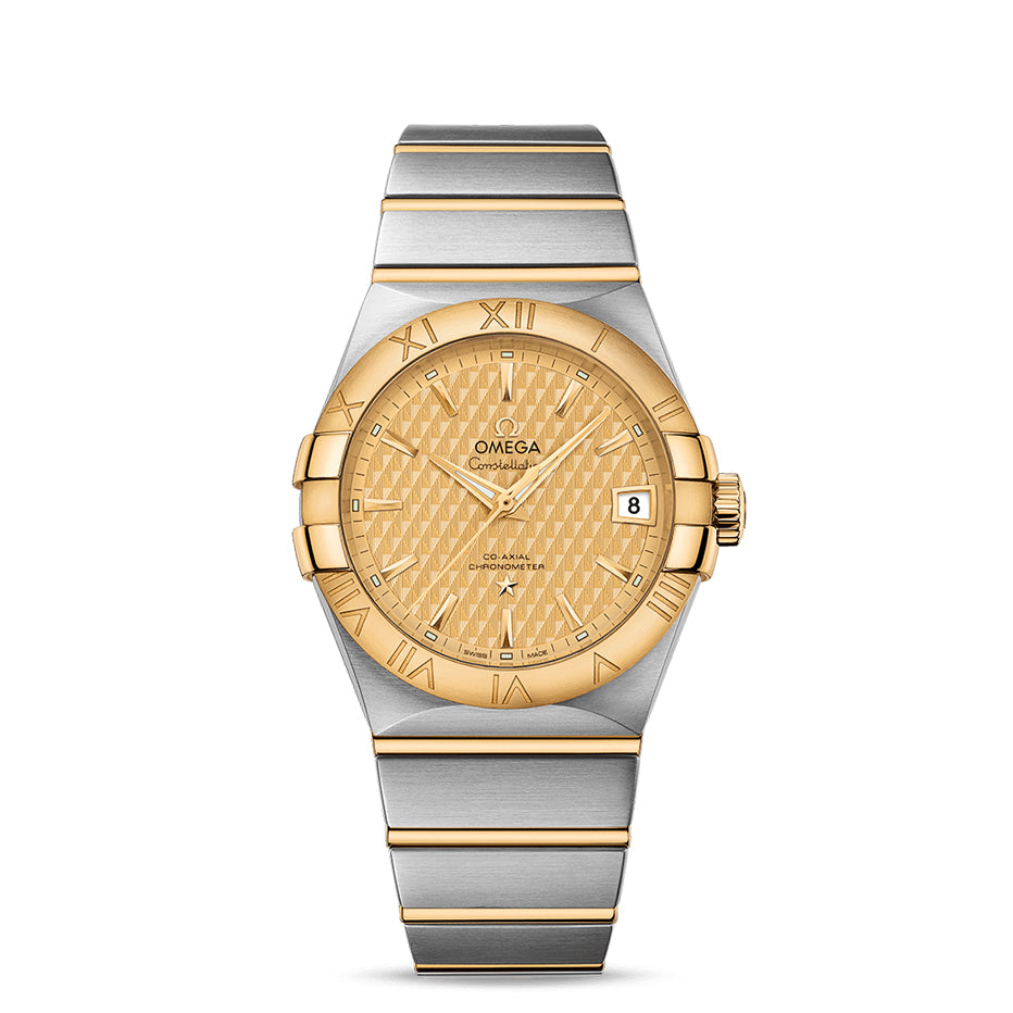 Omega Constellation Co Axial 38 mm Steel & Yellow Gold - 123.20.38.21.08.002