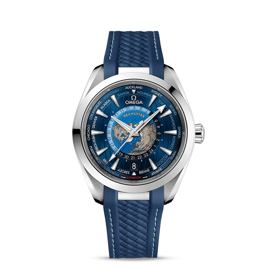 Omega Seamaster Aqua Terra Worldtimer 43 mm Steel - 220.12.43.22.03.001