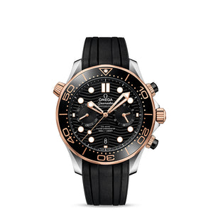 Omega Seamaster Diver 300M Master Chronometer Steel and Gold - 210.22.44.51.01.001