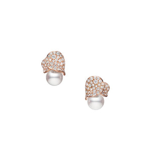 Les Petales Place Vendome Earrings in 18K Pink Gold