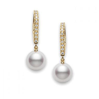 Classic Elegance Akoya Cultured Pearl Lever Back Earrings thumbnail