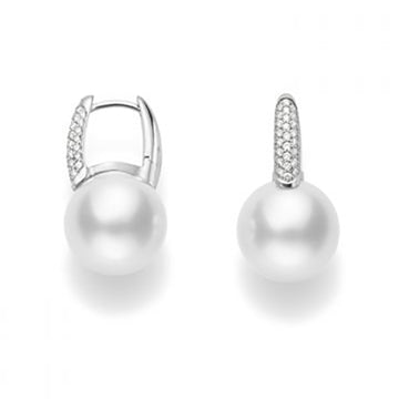 Mikimoto Classic Elegance White South Sea Cultured Pearl Earrings - PEA1052NDW