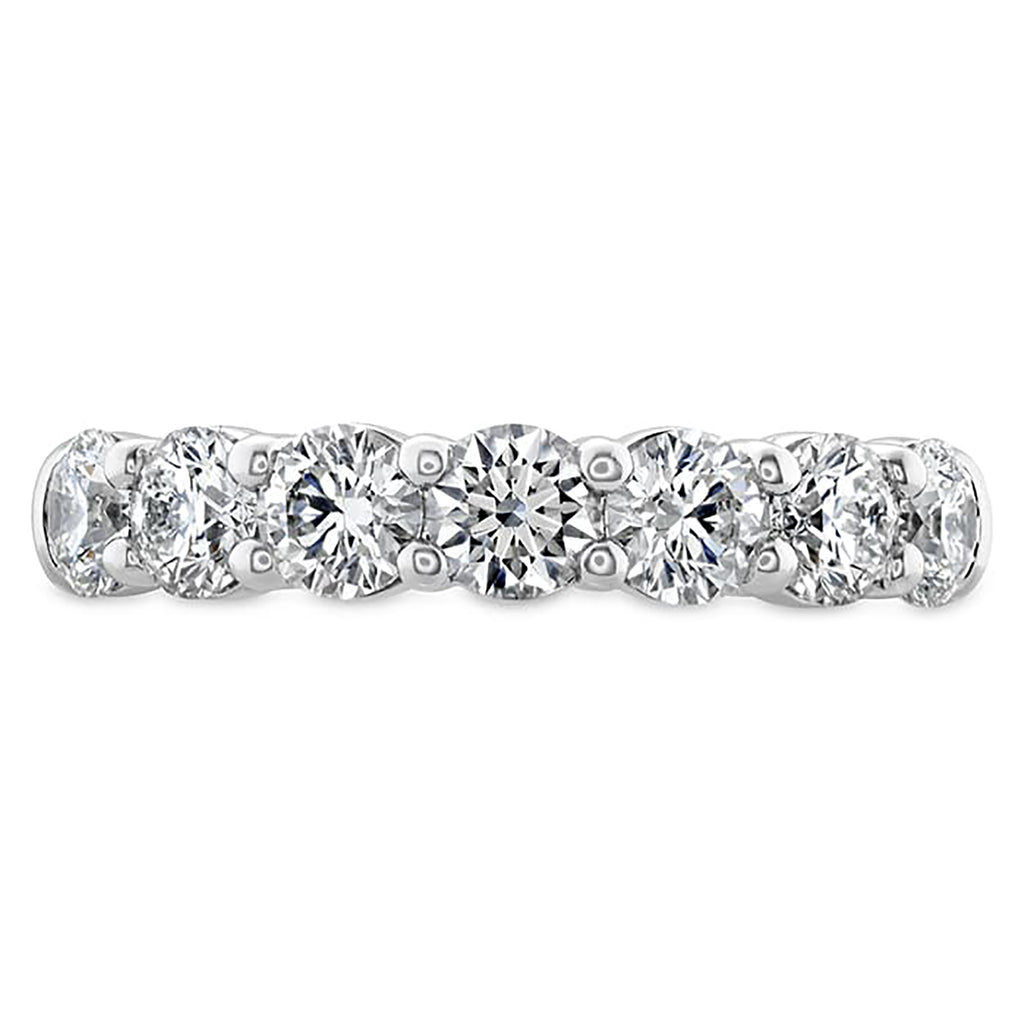 Hearts on Fire Signature 7 Stone Band 18K White Gold - HBASIG700508W