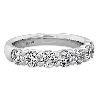 Hearts on Fire Signature 7 Stone Band 18K White Gold - HBASIG700508W thumbnail