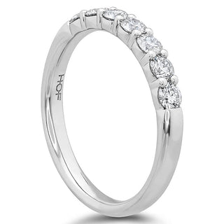 Hearts on Fire Signature 7 Stone Band 18K White Gold - HBASIG700508W thumbnail