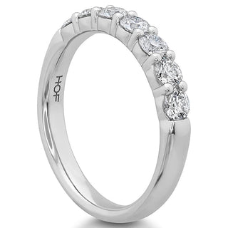 Hearts on Fire Signature 7 Stone Band 18K White Gold - HBASIG700508W thumbnail