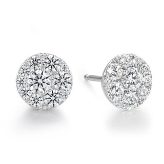 Tessa Diamond Circle Earrings thumbnail