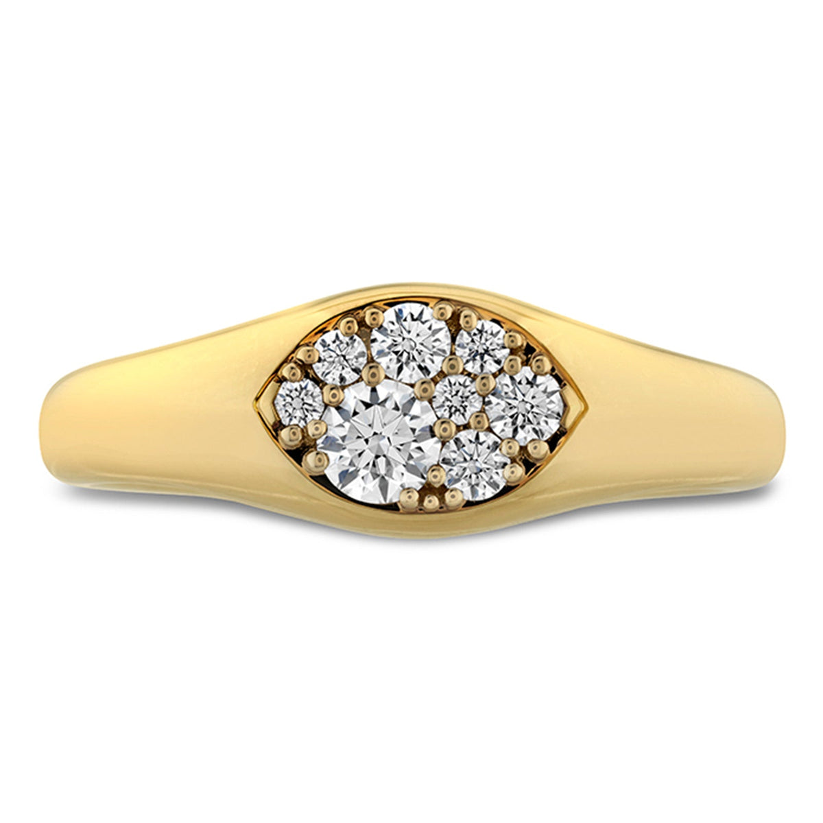 Tessa Navette Signet Ring