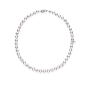 Mikimoto Reserve Akoya Cultured Pearl Necklace in Platinum