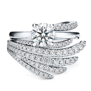 Vela Solitaire Ring with Diamond Gallery thumbnail