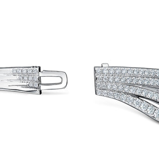 Vela French Cut Pavé Bangle thumbnail