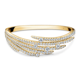 Vela French Cut Pavé Bangle thumbnail