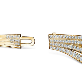 Vela French Cut Pavé Bangle thumbnail