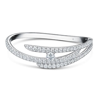 Vela Triple Row Pavé Bangle thumbnail