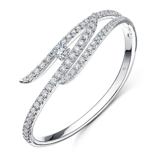 Vela Triple Row Pavé Bangle thumbnail
